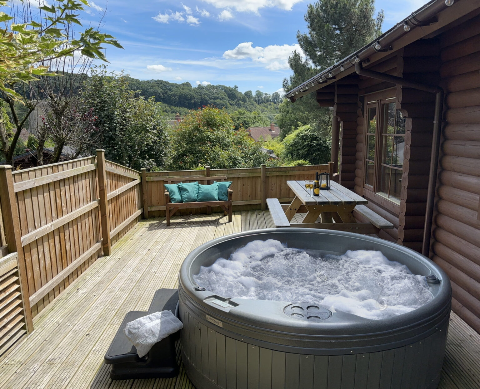 ash hot tub and deck a
